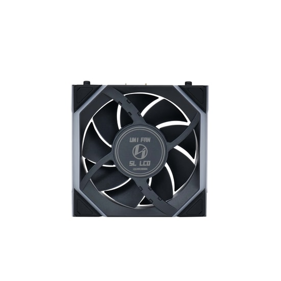 Lian Li UNI FAN SL Wireless LCD Siyah Kasa Fanı (G99.12SLLCD1W3B.00) - 3'lü Paket, 120mm, ARGB, 1900 RPM, PWM, 2.4GHz