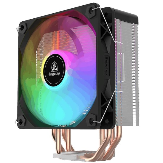 Segotep FI4 Siyah İşlemci Hava Soğutucu (FI4-SIYAH-120MM-HAVA-SOGUTUCU) - 120mm PWM ARGB Fan, 4 Isı Borusu, AM5/LGA1700