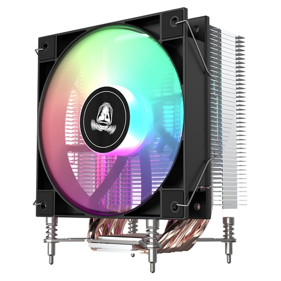 Segotep K6 SE Siyah İşlemci Hava Soğutucu (K6-SE-SIYAH-INTEL) - 120mm PWM ARGB Fan, 200W TDP, 1600 RPM, Intel Uyumlu