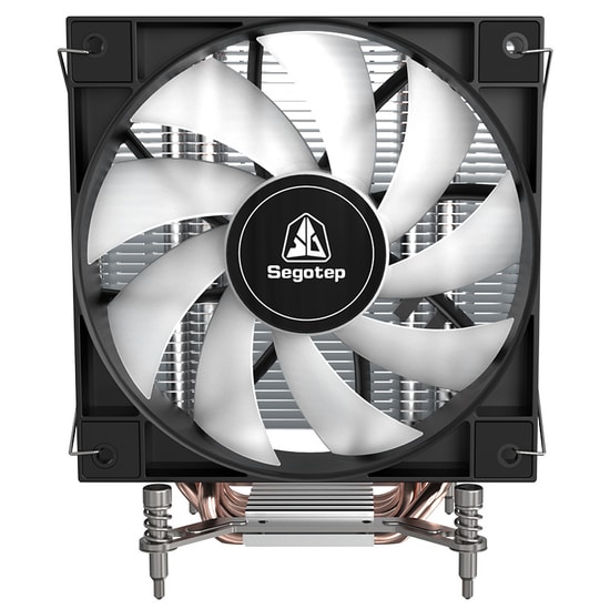 Segotep K6 SE Siyah İşlemci Hava Soğutucu (K6-SE-SIYAH-INTEL) - 120mm PWM ARGB Fan, 200W TDP, 1600 RPM, Intel Uyumlu