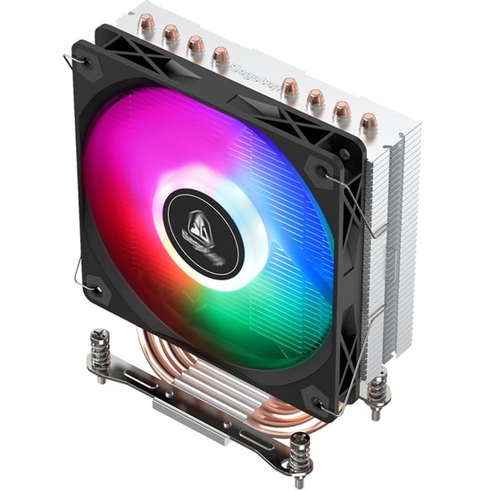 Segotep K4A Siyah İşlemci Hava Soğutucu (K4A-SIYAH-AM4-AM5-BULK) - 120mm Fan, AMD AM4/AM5 Uyumlu, LED Işıklı, Bulk