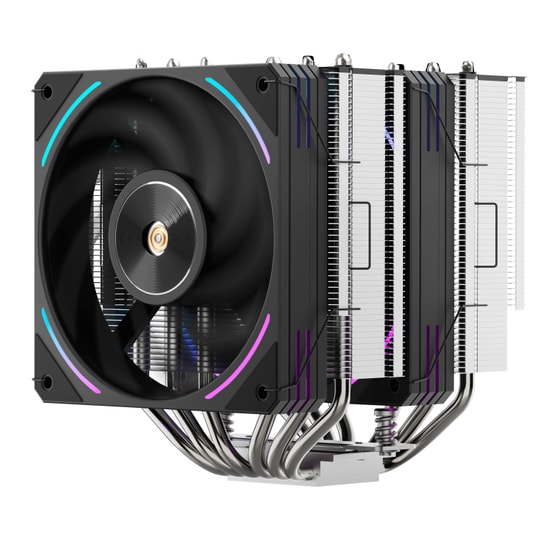 Segotep MU HT6 Siyah 2x120mm ARGB İşlemci Hava Soğutucu (MU-HT6-SIYAH-2X120MM-ARGB) - LGA 1700, AM5, 1200, 1151 Uyumlu