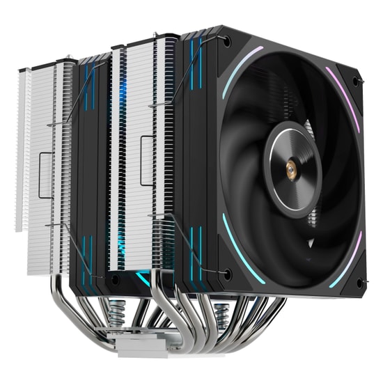Segotep MU HT6 Siyah 2x120mm ARGB İşlemci Hava Soğutucu (MU-HT6-SIYAH-2X120MM-ARGB) - LGA 1700, AM5, 1200, 1151 Uyumlu