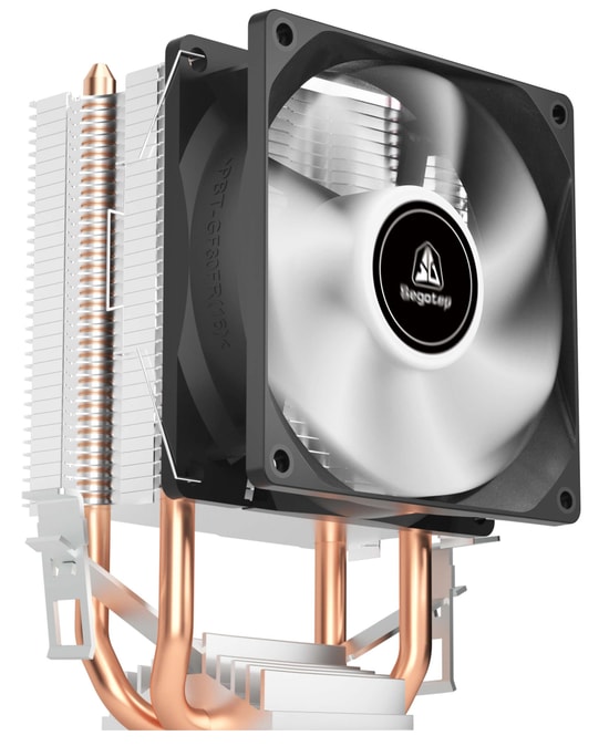 Segotep Wind Clear T2 Siyah 80mm İşlemci Hava Soğutucu (WIND-CLEAR-T2-80MM-SIYAH) - 2200 RPM, 95W TDP, AM5/LGA 1700