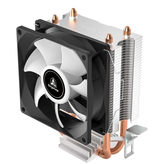 Segotep Wind Clear T2 Siyah 80mm İşlemci Hava Soğutucu (WIND-CLEAR-T2-80MM-SIYAH) - 2200 RPM, 95W TDP, AM5/LGA 1700