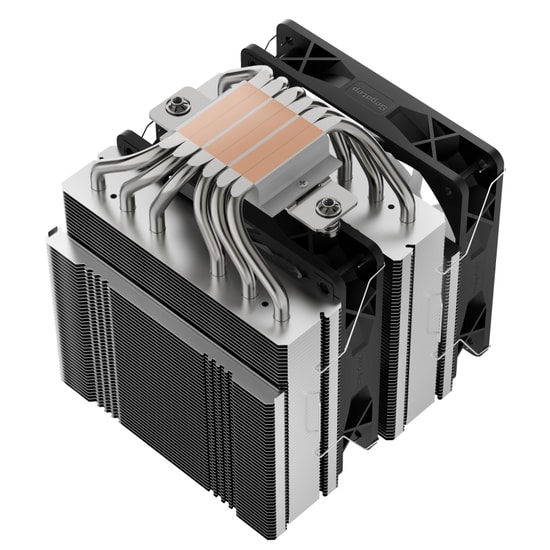 Segotep FZ6 Pro Siyah 2x120mm İşlemci Hava Soğutucu (FZ6-PRO-SIYAH-2X120MM-ARGB) - 260W TDP, LGA 1851/1700, AM5 Uyumlu