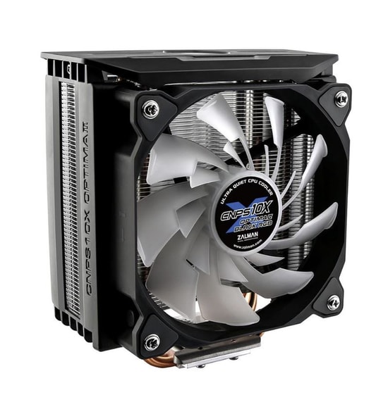 Zalman CNPS10X-OPTIMA-II-RGB-BLACK İşlemci Soğutucu - 120mm Fan, 1500 RPM, 180W TDP, RGB, Intel/AMD Uyumlu, PWM