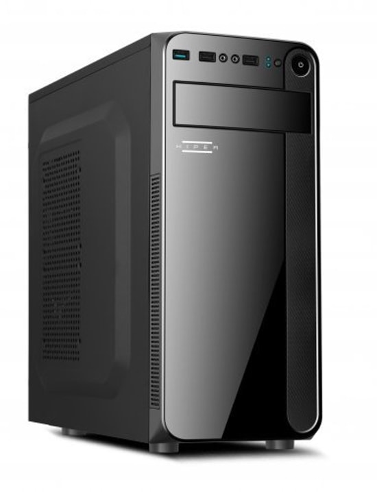 Hiper K-730 300W Mini ATX Bilgisayar Kasası - 12cm Fan, Micro-ATX, USB 2.0, 3x3.5" Disk Yuvası, Siyah, PSU Dahil
