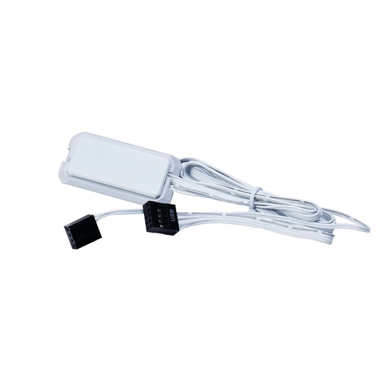 Lian Li UNI FAN Reverse SL Wireless LCD Beyaz Kasa Fanı (G99.12RSLLCD1W1W.00) - 120mm, ARGB, 1900 RPM, PWM, Kablosuz
