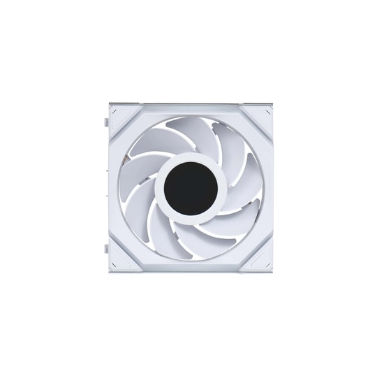 Lian Li UNI FAN Reverse SL Wireless LCD Beyaz Kasa Fanı (G99.12RSLLCD1W3W.00) - 3'lü Paket, 120mm, ARGB, 1900 RPM, PWM