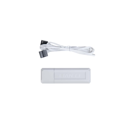 Lian Li UNI FAN Reverse SL Wireless LCD Beyaz Kasa Fanı (G99.12RSLLCD1W3W.00) - 3'lü Paket, 120mm, ARGB, 1900 RPM, PWM