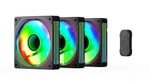 Gamepower Glacia 120 Infinity ARGB Triple Fan (GLACIA-120-INFINITY-ARGB-TRIPLE) - 3'lü Set, 1800 RPM, 45 CFM, 26 dBA
