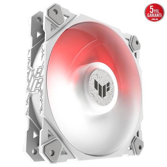 Asus TUF Gaming TF120 Beyaz ARGB 120mm 3'lü Kasa Fanı Kit (TF120 GAMING BEYAZ) - 29 dB, PWM, Kontrolcü Dahil, 3 in 1