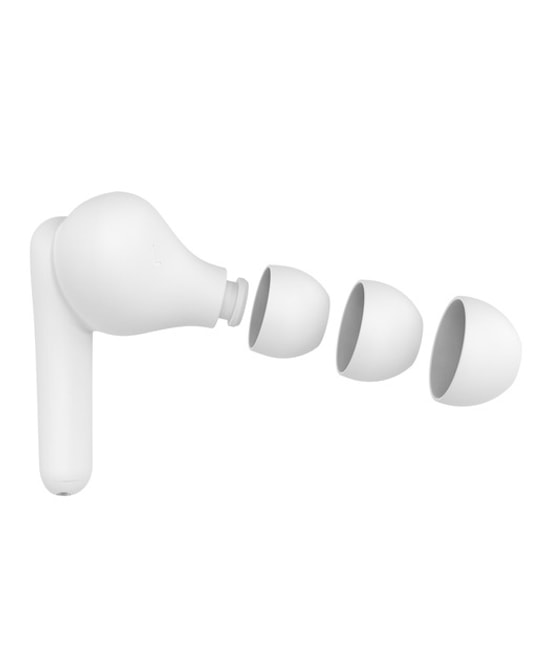 Belkin SoundForm Rhythm (AUC012BTWH) TWS Beyaz Kulaklık - Bluetooth 5.3, 8 Saat Kullanım, Mikrofonlu, Stereo Ses