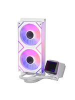 XPG Levante II 240 Beyaz ARGB İşlemci Sıvı Soğutucu (LEVANTEII240-WHCWW) - 240mm, 2x120mm Fan, 300W TDP, AM5/LGA1851