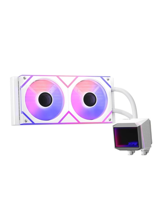 XPG Levante II 240 Beyaz ARGB İşlemci Sıvı Soğutucu (LEVANTEII240-WHCWW) - 240mm, 2x120mm Fan, 300W TDP, AM5/LGA1851