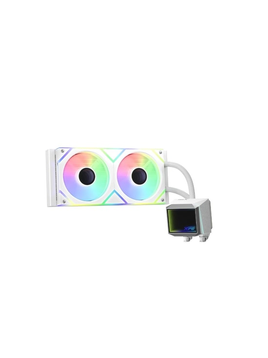XPG Levante II 240 Beyaz ARGB İşlemci Sıvı Soğutucu (LEVANTEII240-WHCWW) - 240mm, 2x120mm Fan, 300W TDP, AM5/LGA1851