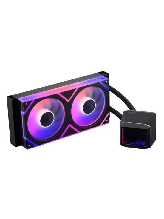 XPG Levante II 240 Siyah ARGB İşlemci Sıvı Soğutucu (LEVANTEII240-BKCWW) - 240mm, 2x120mm Fan, Intel LGA1700/AM5 Uyumlu