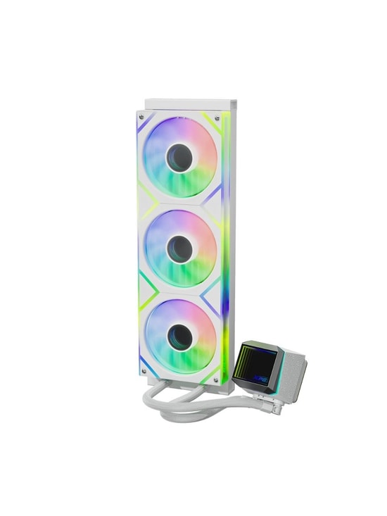 XPG Levante II 360 Beyaz ARGB İşlemci Sıvı Soğutucu (LEVANTEII360-WHCWW) - 360mm, 3x120mm Fan, 320W TDP, AM5/LGA1851
