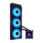 Lian Li HydroShift II LCD-S 360CL Siyah Sıvı Soğutucu (G89.GHS2LCDS36CB.00) - 3x120mm Fan, LCD Ekran, 360mm Radyatör