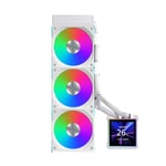 Lian Li HydroShift II LCD-S 360CL Beyaz Sıvı Soğutucu (G89.GHS2LCDS36CW.00) - 3x120mm Fan, 360mm Radyatör, LCD Ekranlı