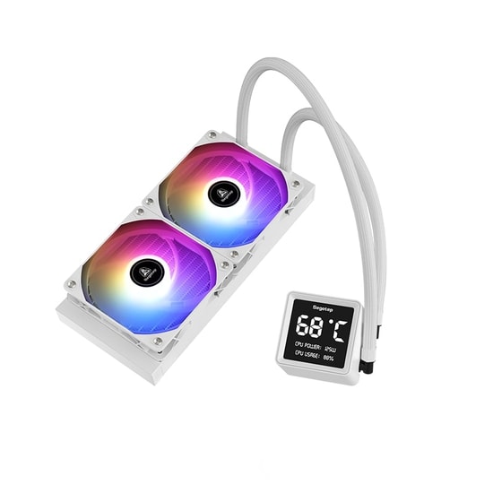 Segotep BeAced 240 ARGB Beyaz İşlemci Sıvı Soğutucu (BEACED-240-ARGB-BEYAZ-SIVI-SOGUTUCU) - 260W TDP, 83.8 CFM, AM5