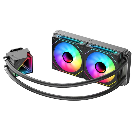 James Donkey Lugis JDC240 ARGB 240mm Sıvı İşlemci Soğutucu - 240W TDP, 2x120mm PWM Fan, AM5 ve LGA1700 Uyumlu