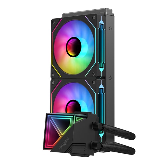 James Donkey Lugis JDC240 ARGB 240mm Sıvı İşlemci Soğutucu - 240W TDP, 2x120mm PWM Fan, AM5 ve LGA1700 Uyumlu