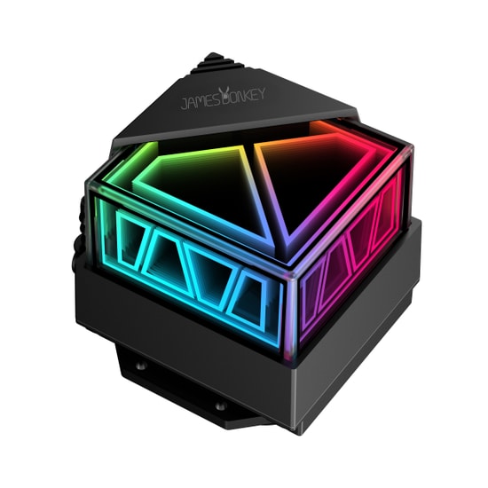 James Donkey Lugis JDC240 ARGB 240mm Sıvı İşlemci Soğutucu - 240W TDP, 2x120mm PWM Fan, AM5 ve LGA1700 Uyumlu