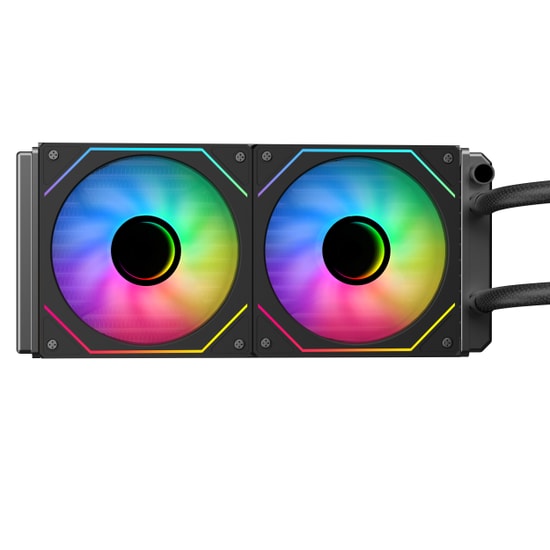 James Donkey Lugis JDC240 ARGB 240mm Sıvı İşlemci Soğutucu - 240W TDP, 2x120mm PWM Fan, AM5 ve LGA1700 Uyumlu