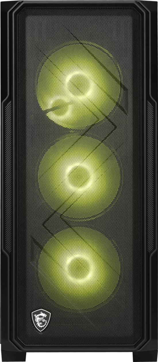MSI MAG FORGE 150A B65 Temperli Cam 4x120mm Auto RGB Fan 650W Bronz ATX Gaming Bilgisayar Kasası - Güç Kaynağı Dahil
