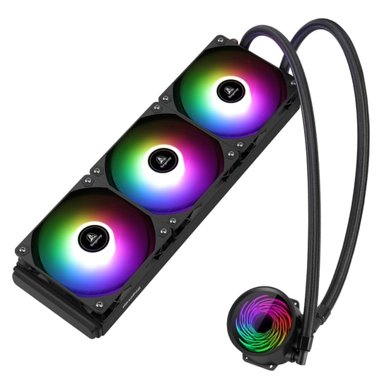 Segotep BeVere 360 ARGB Siyah İşlemci Sıvı Soğutucu (BEVERE-360-ARGB-SIYAH-SIVI-SOGUTUCU) - 300W TDP, 83.8 CFM, AM5