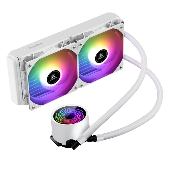 Segotep BeVere 240 ARGB Beyaz İşlemci Sıvı Soğutucu (BEVERE-240-ARGB-BEYAZ-SIVI-SOGUTUCU) - 260W TDP, 83.8 CFM, AM5
