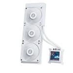 Lian Li Hydro-Shift LCD 360 Beyaz Sıvı Soğutucu (G89.GHSLCD36SW.00) - 3x120mm Fan, 2.88 inç LCD Ekran, 360mm Radyatör