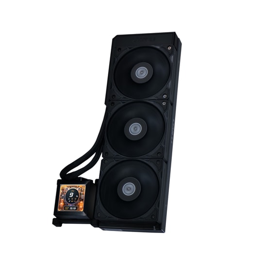 Lian Li Hydro-Shift LCD 360 Siyah Sıvı Soğutucu (G89.GHSLCD36SB.00) - 3x120mm Fan, 2.88 inç LCD Ekran, 360mm Radyatör