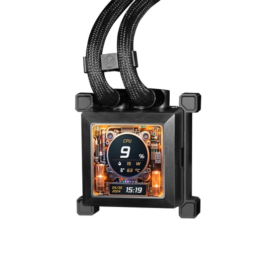 Lian Li Hydro-Shift LCD 360 Siyah Sıvı Soğutucu (G89.GHSLCD36SB.00) - 3x120mm Fan, 2.88 inç LCD Ekran, 360mm Radyatör