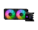 MSI MPG Coreliquid D240 240mm ARGB Siyah İşlemci Sıvı Soğutucu - 2x120mm PWM Fan, 77.4 CFM Hava Akışı, LGA1700 AM5 Uyuml