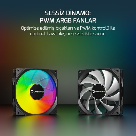 Gamepower Skadi V2 120 ARGB Sıvı Soğutucu (SKADI-V2-120-ARGB-LIQUID-COOLING) - 120mm PWM Fan, AM5 ve LGA1700 Uyumlu