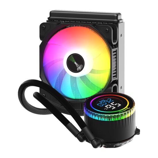 Gamepower Skadi Round 120 ARGB Sıvı Soğutucu (SKADI-ROUND-120-ARGB-SIVI-SOGUTUCU) - 120mm PWM, AM5 ve LGA1700 Uyumlu