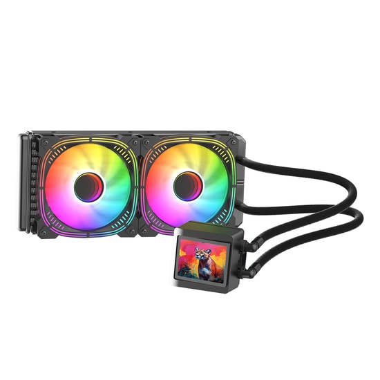 Gamepower Skadi Elite LCD 240 ARGB Sıvı Soğutucu (SKADI-ELITE-LCD-240-ARGB-SIVI-SOGUTMA) - 2.4" LCD, 250W TDP, AM5