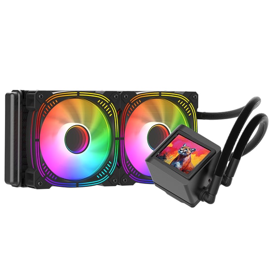 Gamepower Skadi Elite LCD 240 ARGB Sıvı Soğutucu (SKADI-ELITE-LCD-240-ARGB-SIVI-SOGUTMA) - 2.4" LCD, 250W TDP, AM5