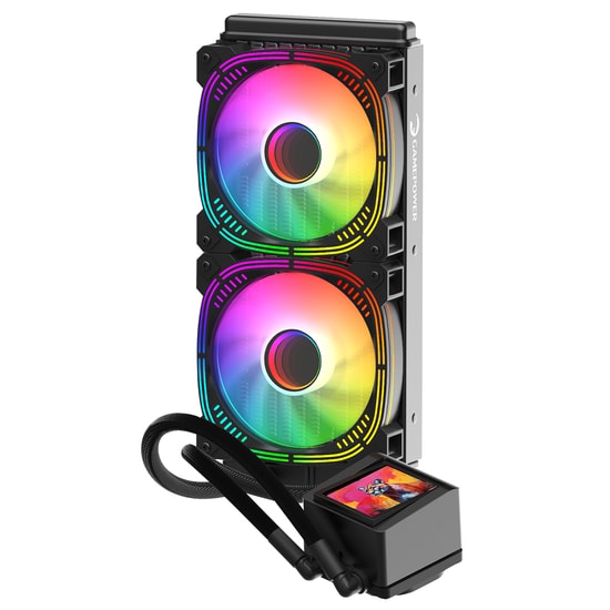 Gamepower Skadi Elite LCD 240 ARGB Sıvı Soğutucu (SKADI-ELITE-LCD-240-ARGB-SIVI-SOGUTMA) - 2.4" LCD, 250W TDP, AM5