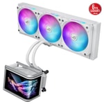 ASUS ROG RYUO IV 360 ARGB WHT Beyaz Sıvı İşlemci Soğutucu - 360mm Radyatör, 3x120mm Fan, LGA1851/1700, AM5/AM4 Uyumlu