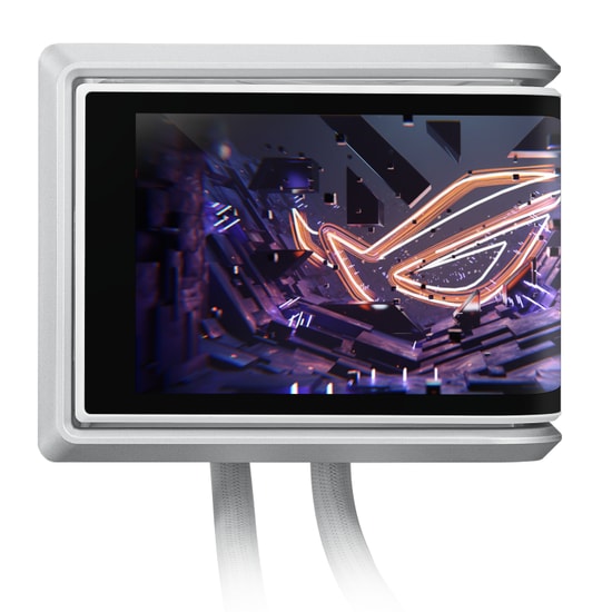 ASUS ROG RYUO IV 360 ARGB WHT Beyaz Sıvı İşlemci Soğutucu - 360mm Radyatör, 3x120mm Fan, LGA1851/1700, AM5/AM4 Uyumlu