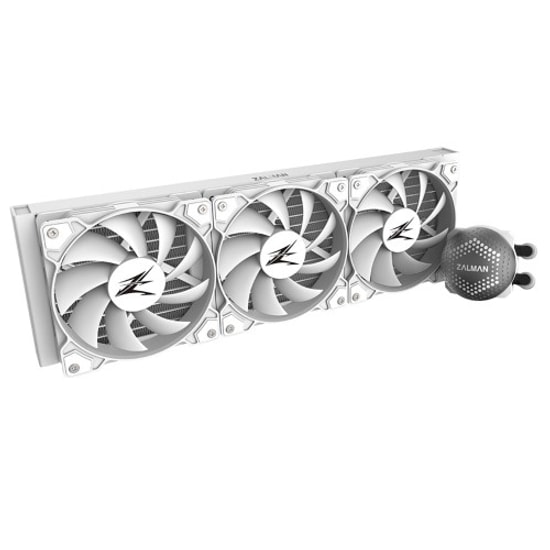 Zalman ALPHA-36WH Beyaz 360mm ARGB İşlemci Sıvı Soğutucu - 3x120mm Fan, Intel LGA 1700 ve AMD AM5/AM4 Uyumlu