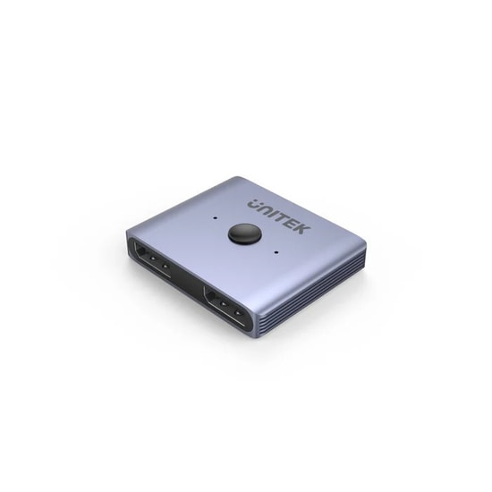 Unitek V1609A 8K 60Hz DisplayPort Çift Yönlü Switch - Ultra HD Görüntü Aktarıcı, Bi-Directional DP Seçici Anahtar