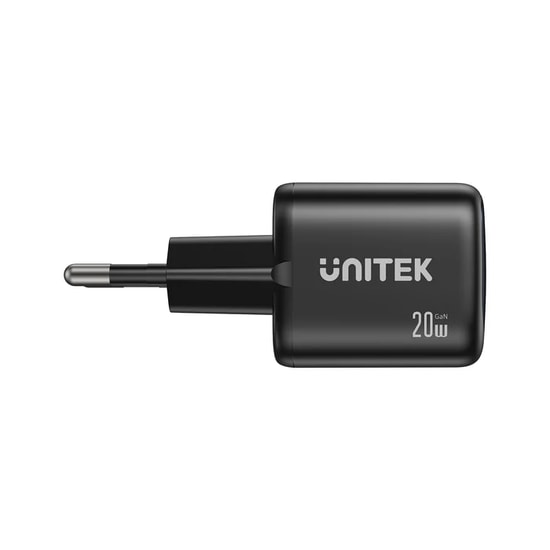 Unitek P1128ABK01-EU 20W Hızlı Şarj Cihazı Adaptörü - PD Destekli, Kompakt Tasarım, CE Sertifikalı, Güvenli Şarj