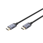 Unitek C1628GY01-1M 1 Metre 8K 60Hz DisplayPort 1.4 Kablo - 32.4Gbps, 240Hz, Dinamik HDR, Altın Kaplama, Alüminyum Gövde