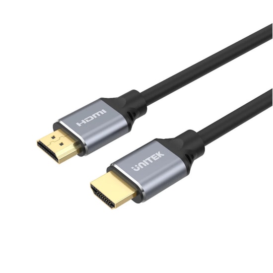 Unitek C138W 2 Metre 8K Ultra Yüksek Hızlı HDMI 2.1 Kablo - 48Gbps, HDR, eARC, Altın Uçlu, Orijinal Lisanslı Kablo