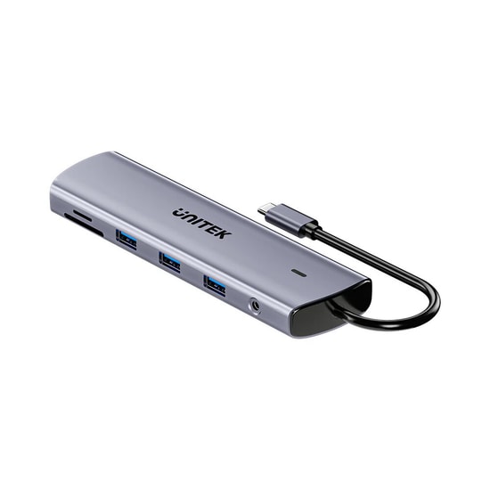 Unitek D1113BGY01 uHub U11+ 11-in-1 USB-C Hub - Çoklayıcı Bağlantı İstasyonu, 20cm Kablo, RoHS ve CE Sertifikalı